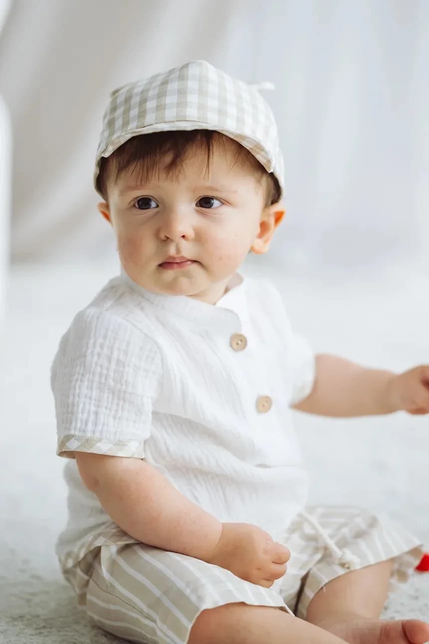 Детская льняная бейсболка MARTIN