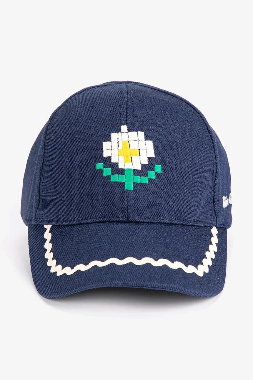 Детская хлопковая бейсболка Pixel Daisy - фото 2