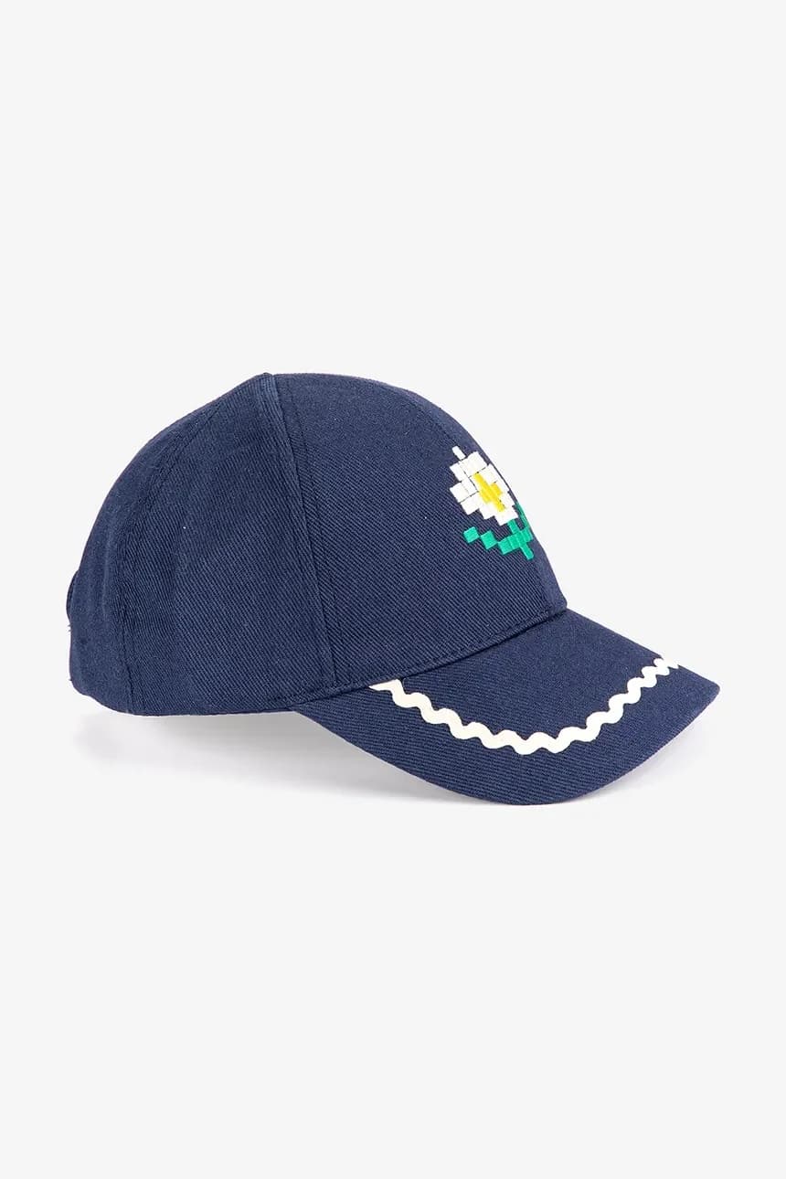 Детская хлопковая бейсболка Pixel Daisy - фото 4
