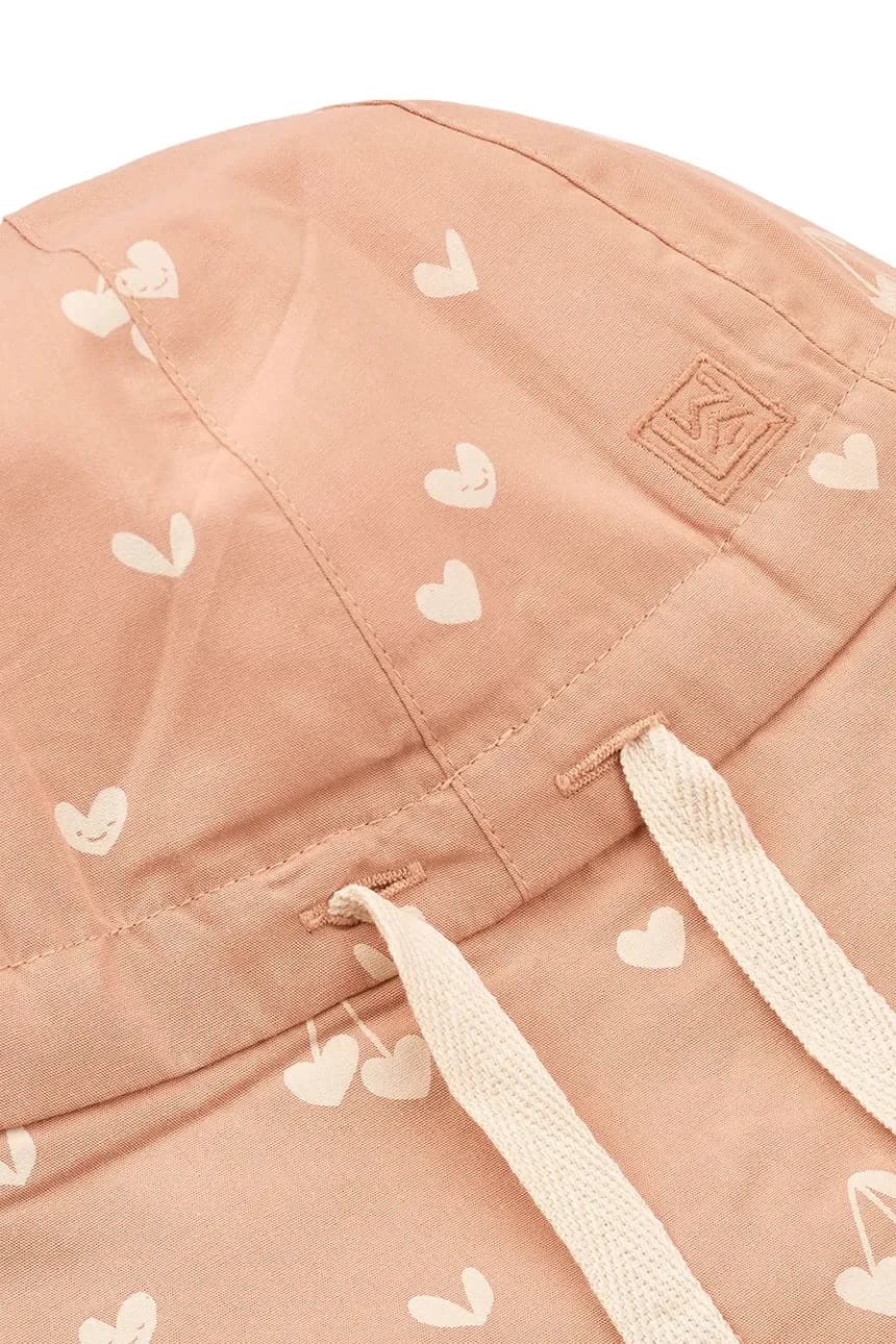 Детская хлопковая бейсболка Gorm Reversible Sun Hat With Ears - фото 3