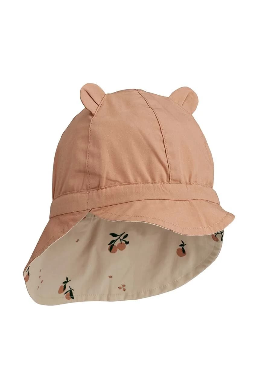 Детская двусторонняя шапка из хлопка. - фото 2