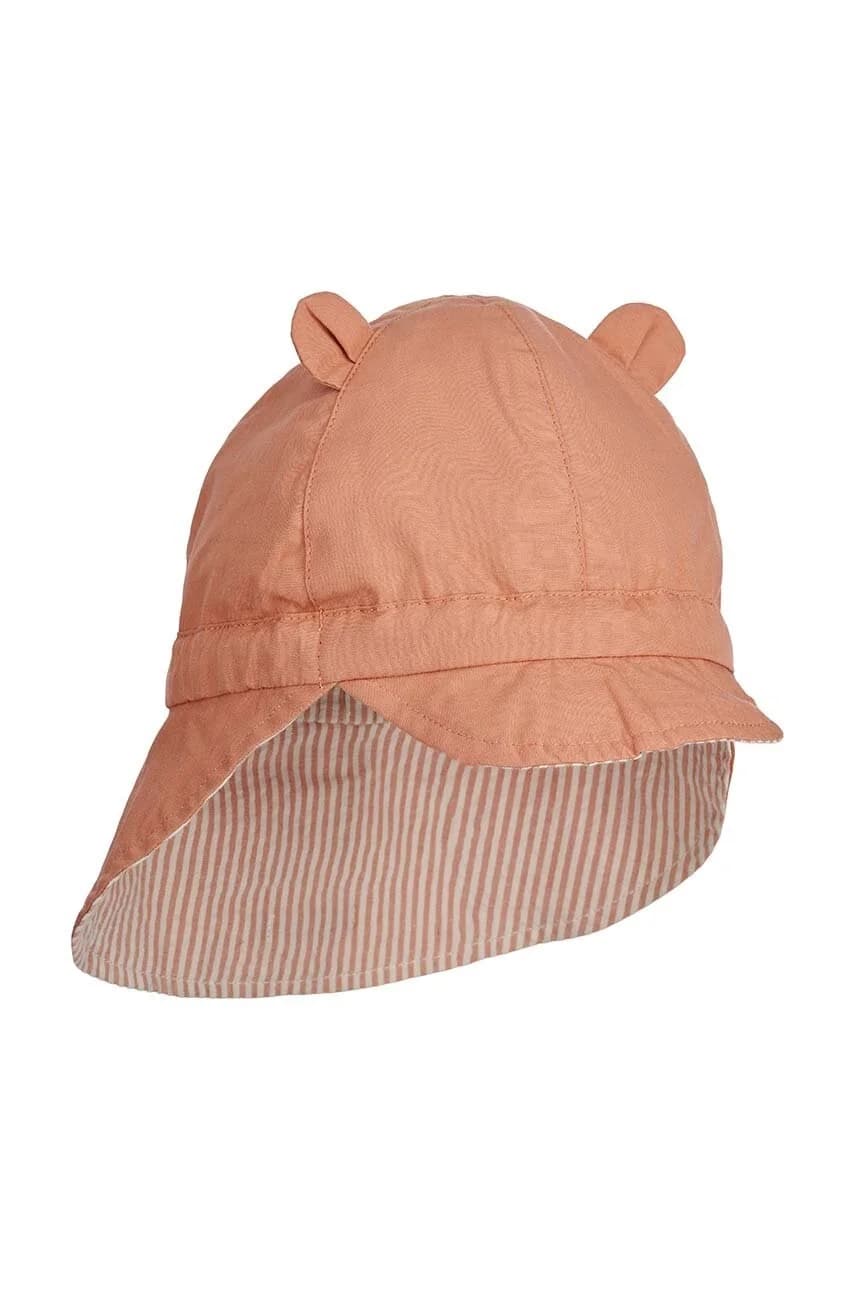 Детская двусторонняя шапка из хлопка. - фото 4