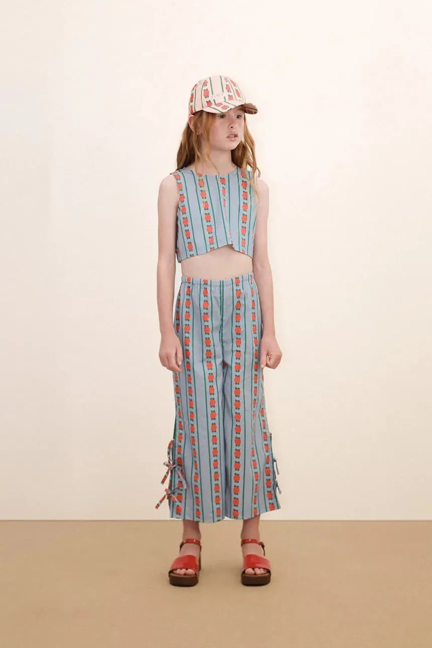 Детская бейсболка ROSE PATTERN CAP - фото 4