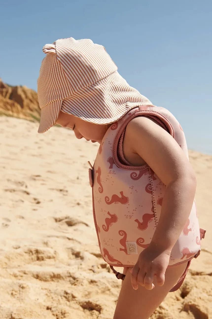 Детская бейсболка Senia Seersucker Sun Hat With Ears