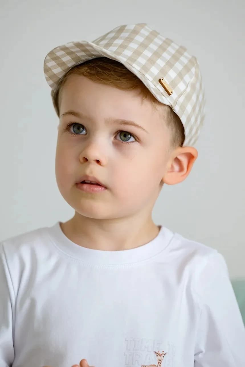 Детская льняная бейсболка ASLAN