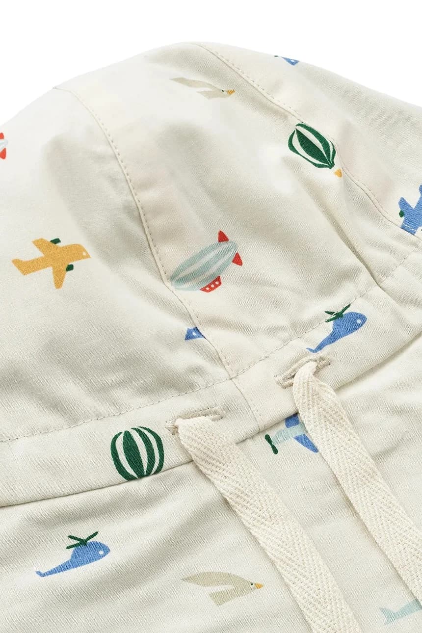 Детская двусторонняя шапка из хлопка. - фото 3