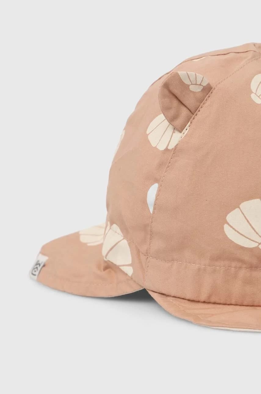 Детская двусторонняя шапка из хлопка. - фото 3