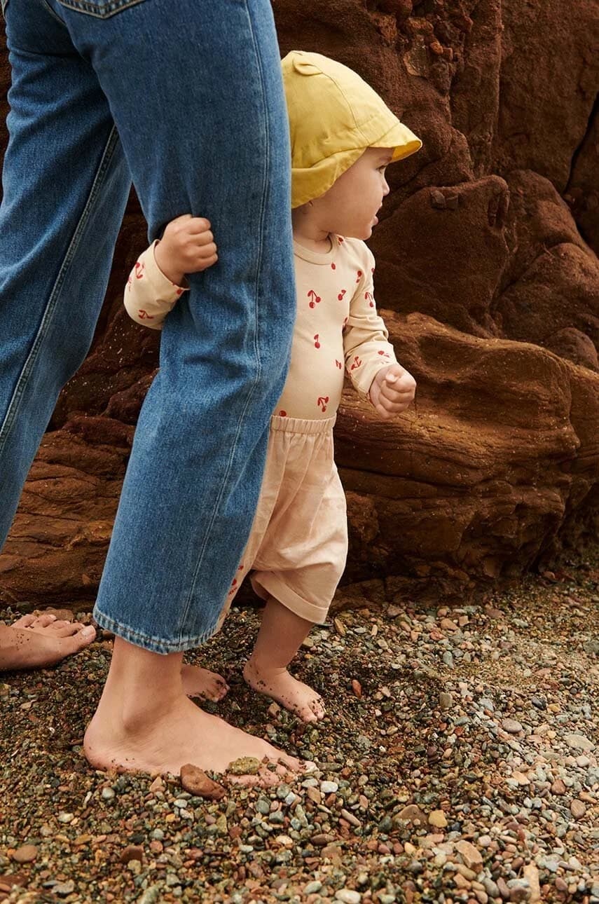 Детская шапочка из смесового льна - фото 5