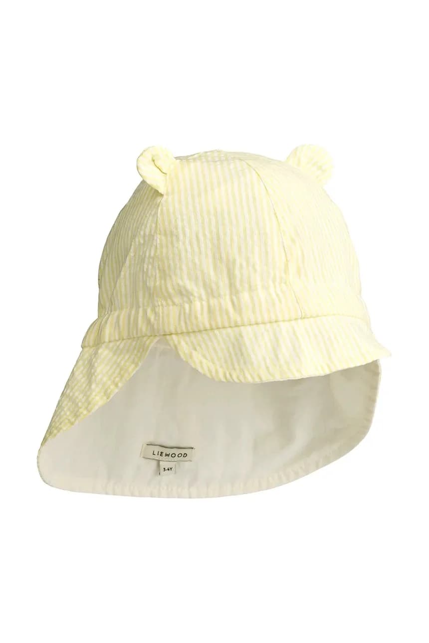 Детская двусторонняя шапка из хлопка.