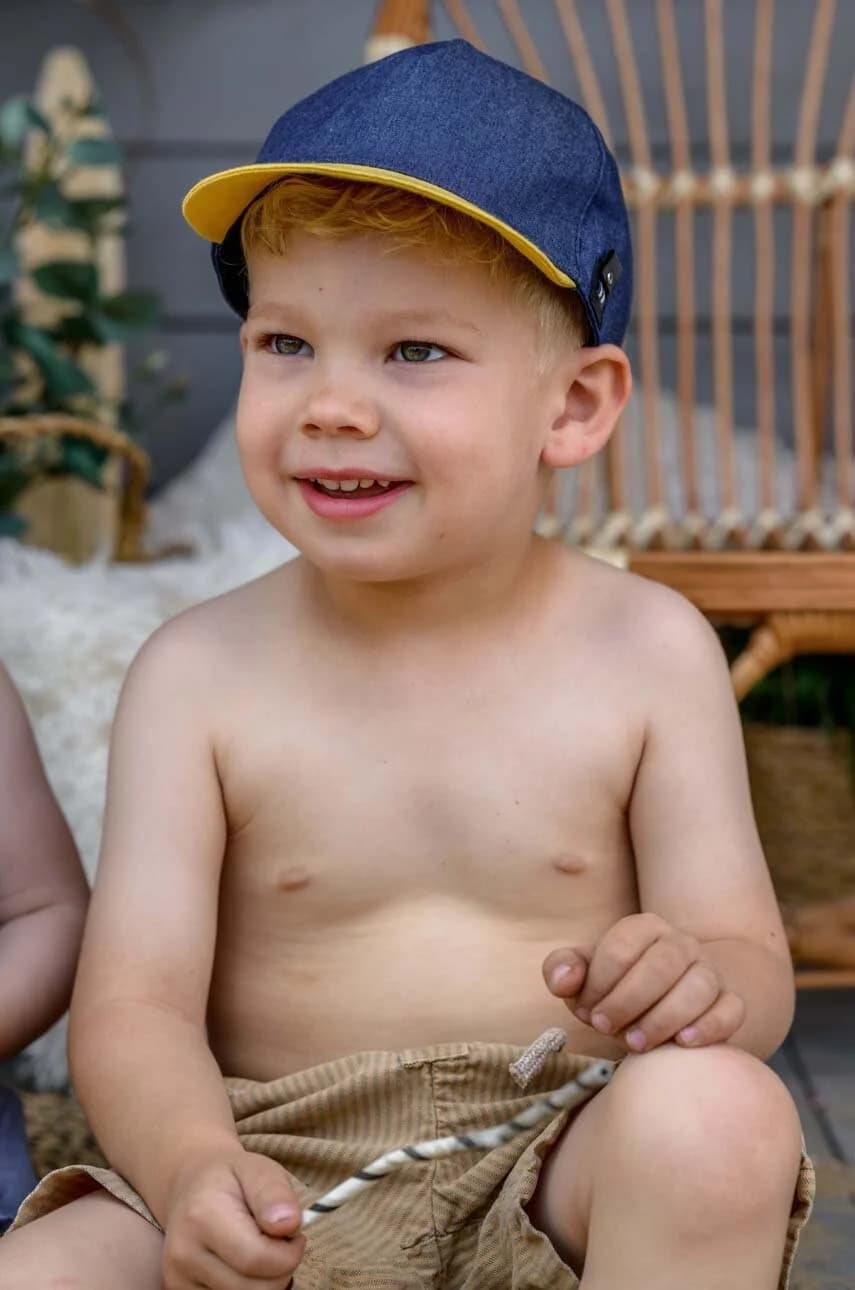 Детская хлопковая шапка