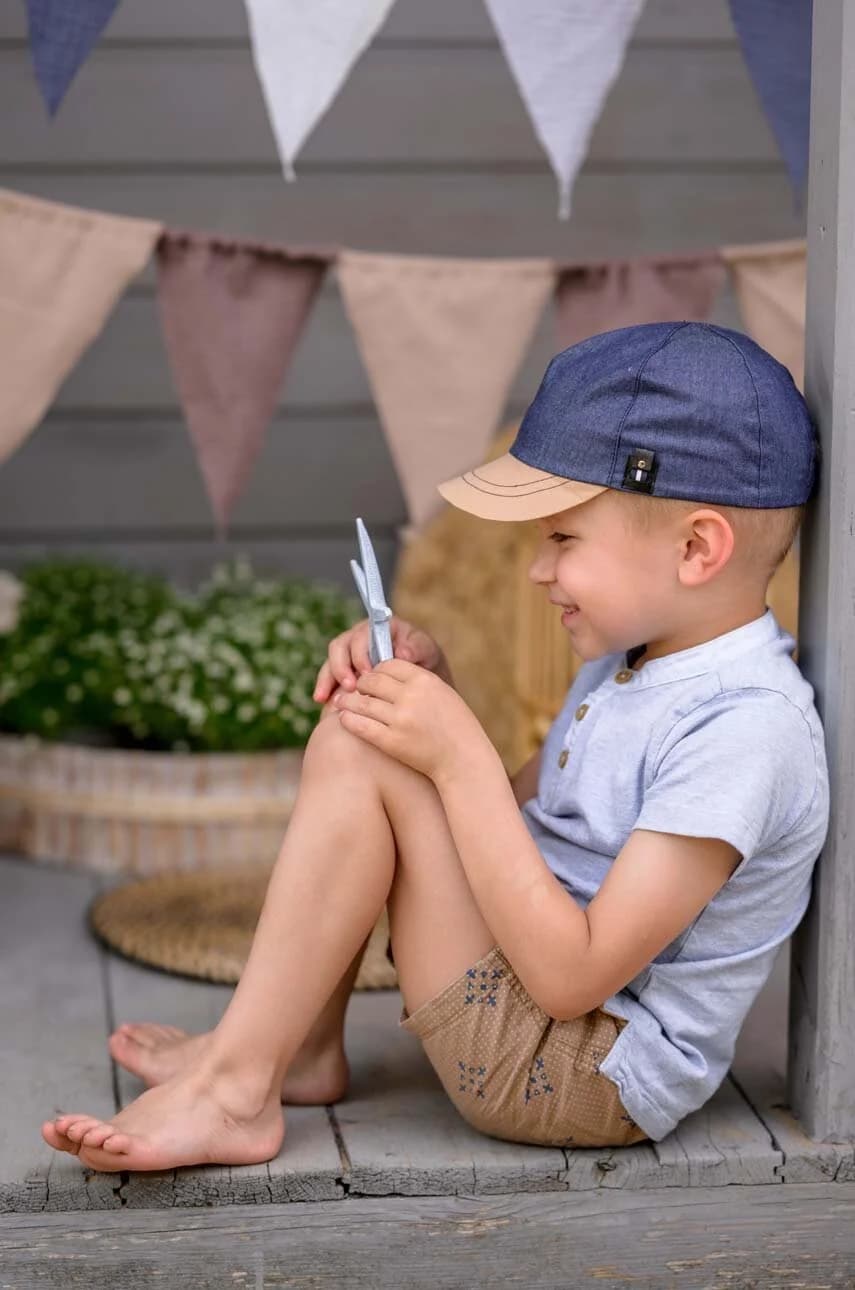 Детская хлопковая шапка - фото 3