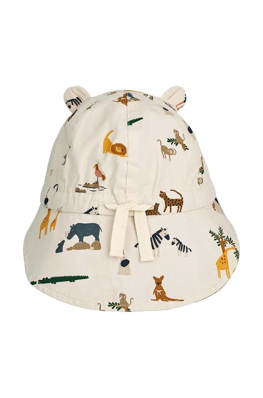 Детская двусторонняя шапка из хлопка. - фото 2