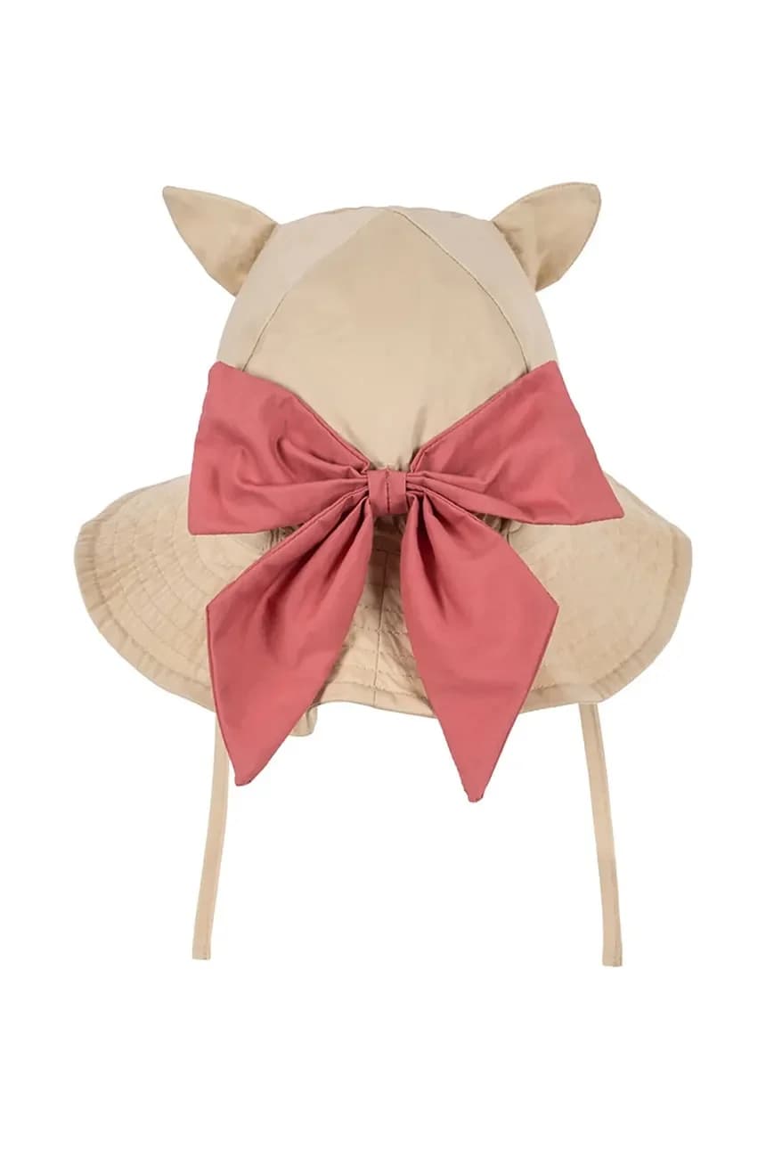 Детская хлопковая шапка VERBENA BOW KITTY SUN HAT - фото 3