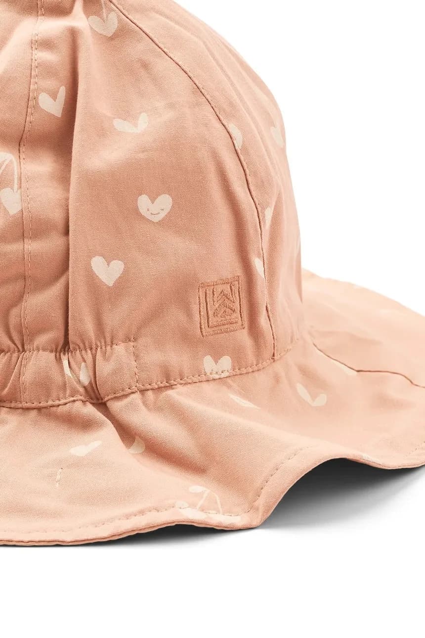 Детская двусторонняя хлопковая шапка Amelia Reversible Sun Hat - фото 3