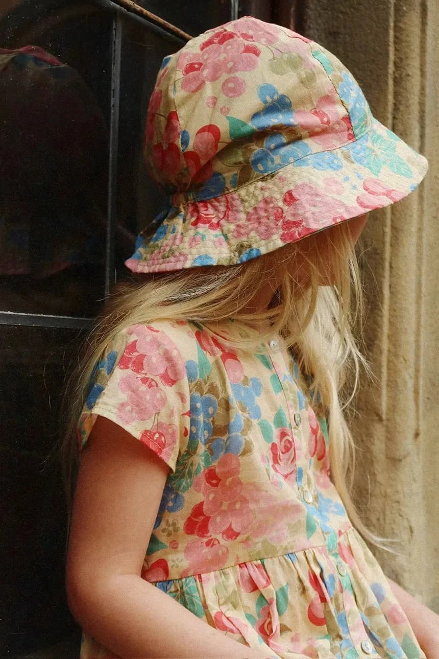 Детская хлопковая шапка PACEY SUN HAT GOTS