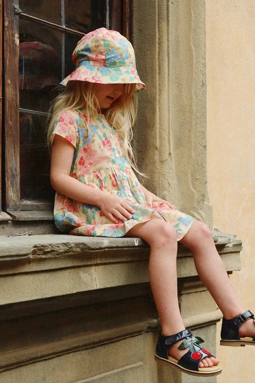 Детская хлопковая шапка PACEY SUN HAT GOTS - фото 4