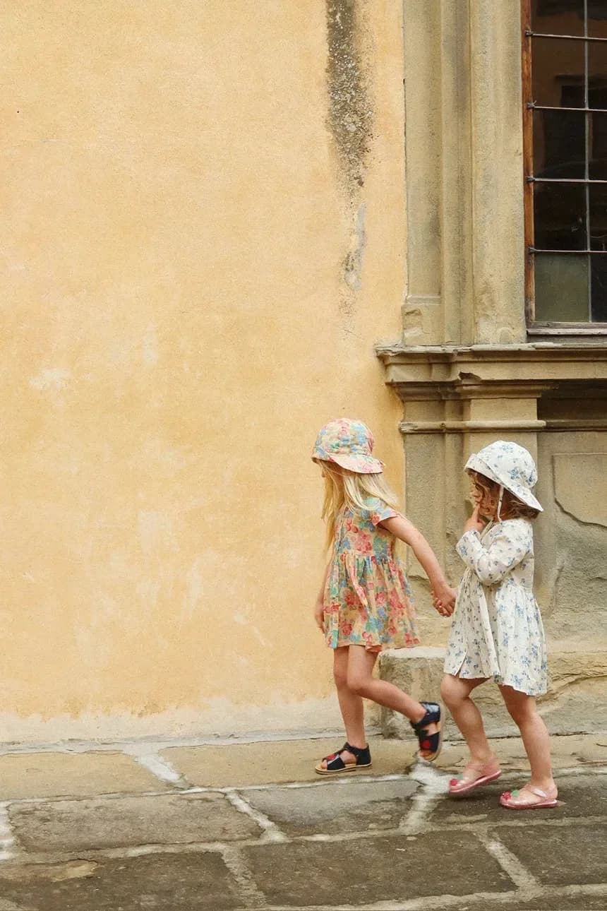 Детская хлопковая шапка PACEY SUN HAT GOTS - фото 6