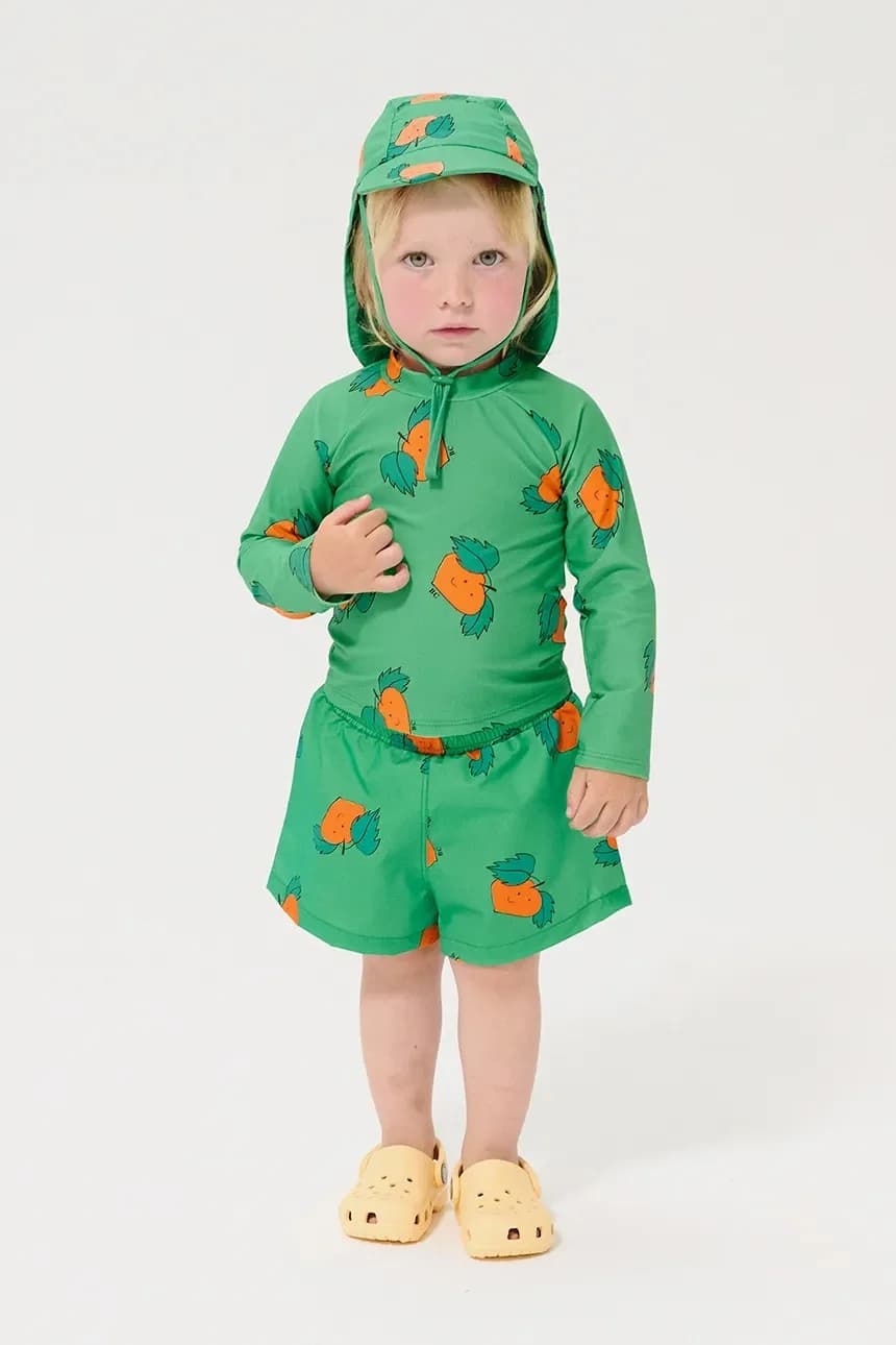 Мандариновая детская шапка - фото 4