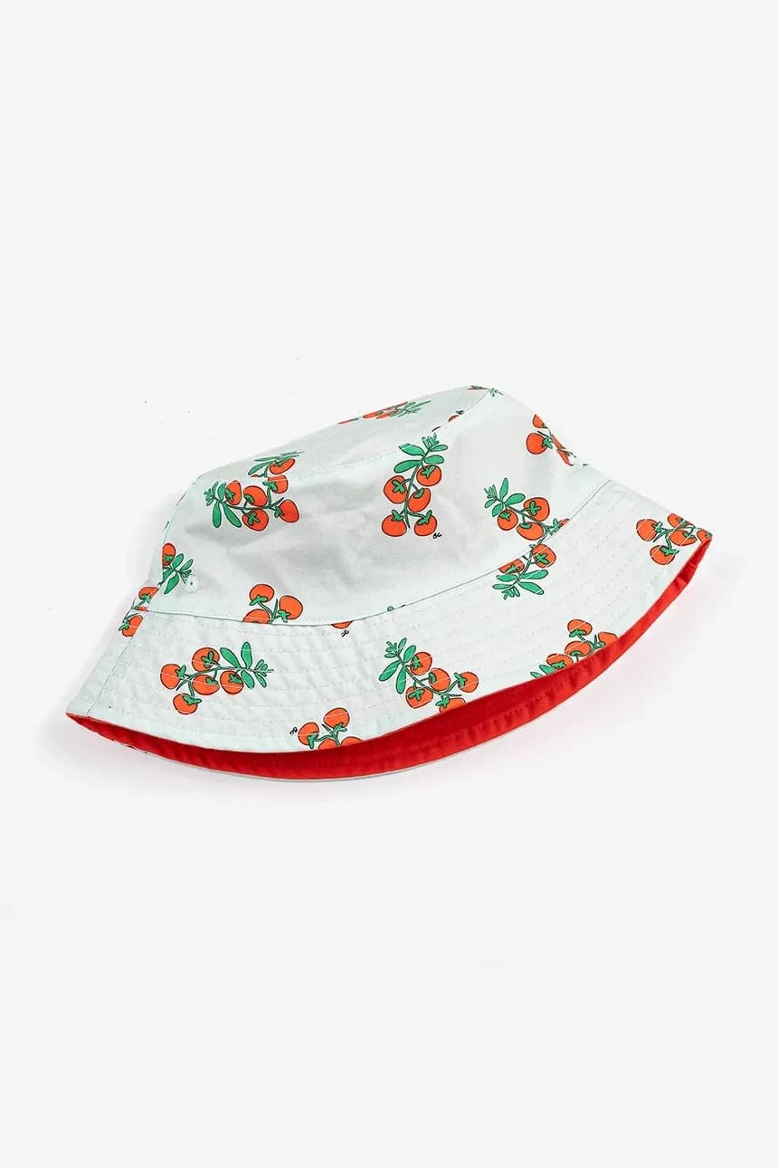 Двусторонняя детская шапка из хлопка Juicy Tomatoes