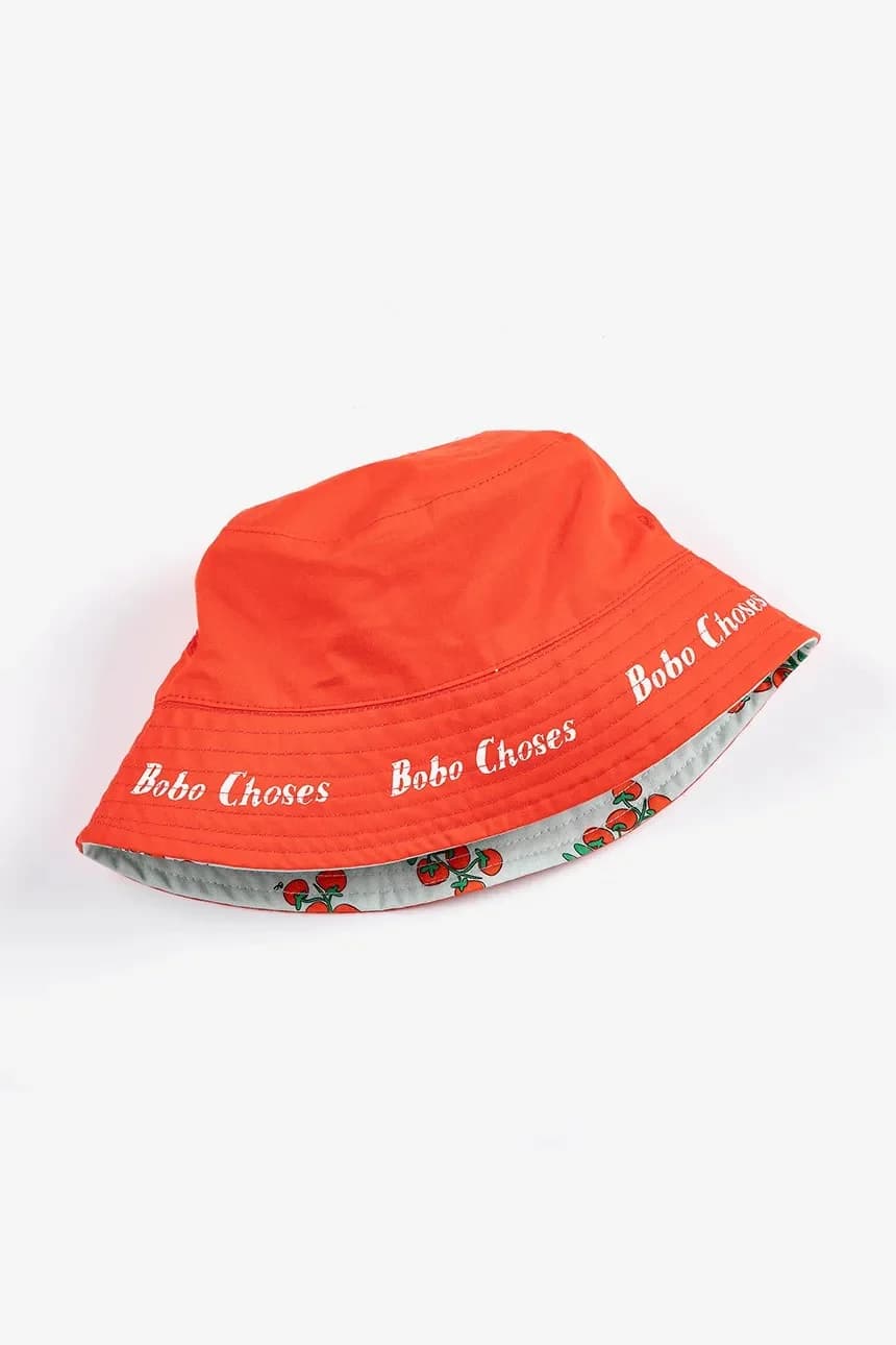 Двусторонняя детская шапка из хлопка Juicy Tomatoes - фото 2