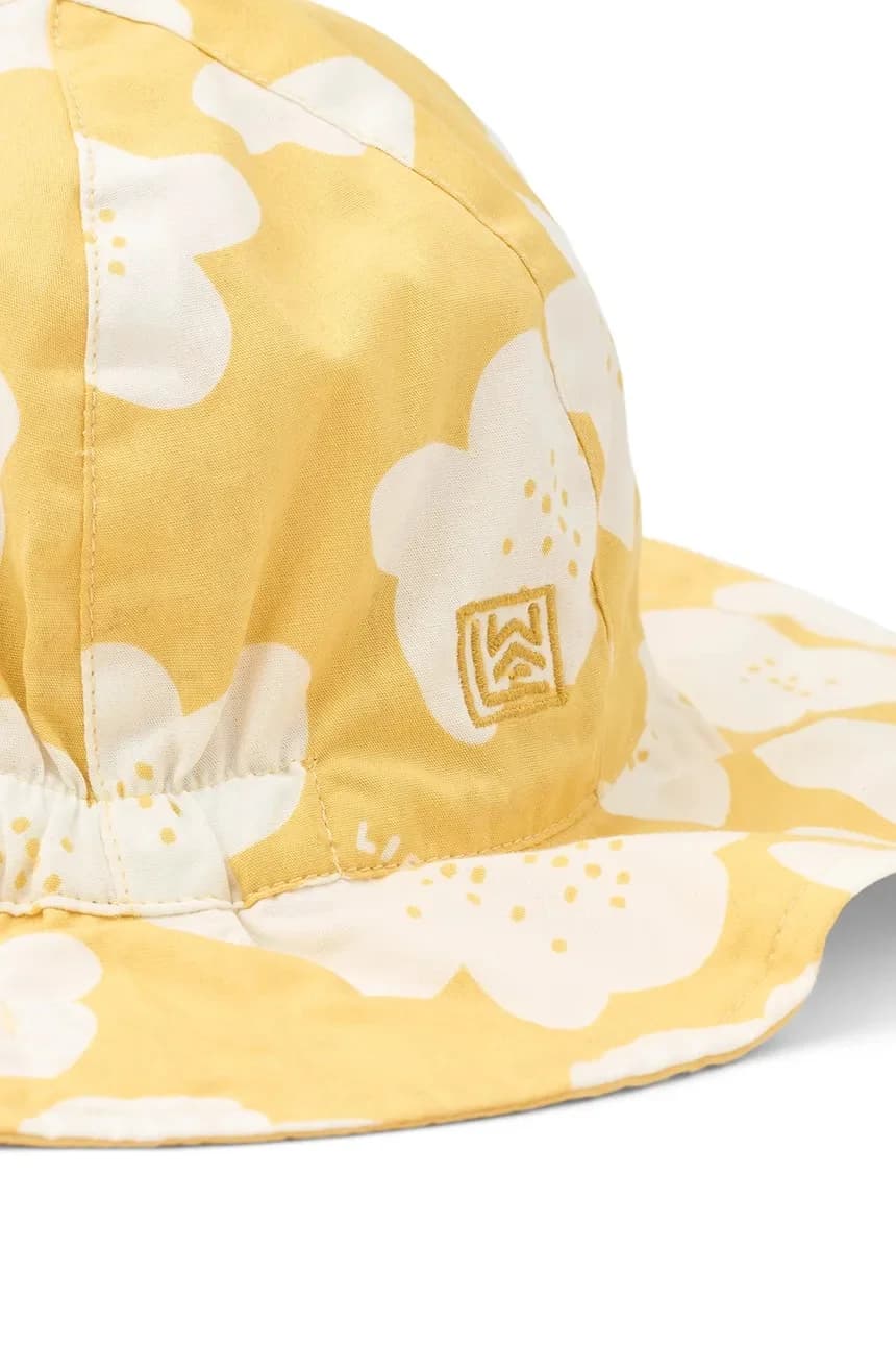 Детская двусторонняя хлопковая шапка Amelia Reversible Sun Hat - фото 4