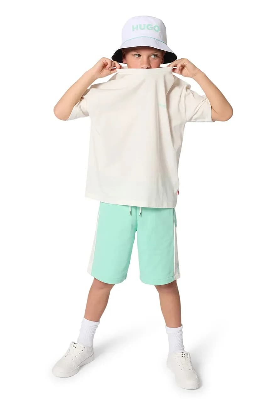 Детская двусторонняя шапка из хлопка. - фото 7