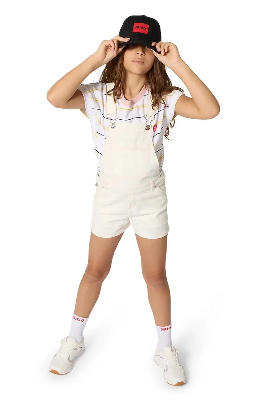 Детская двусторонняя шапка из хлопка. - фото 9