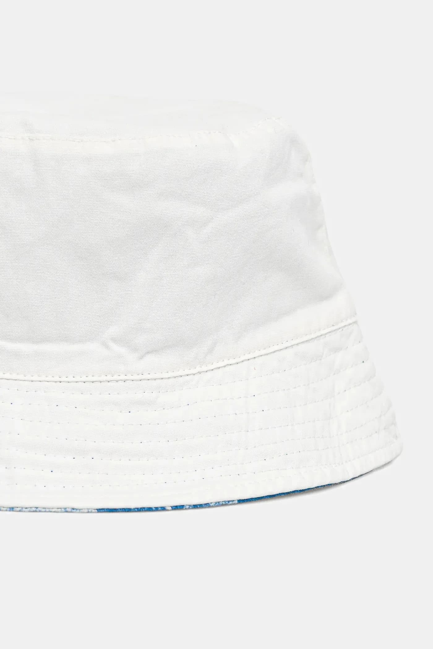 Детская двусторонняя шапка из хлопка. - фото 3