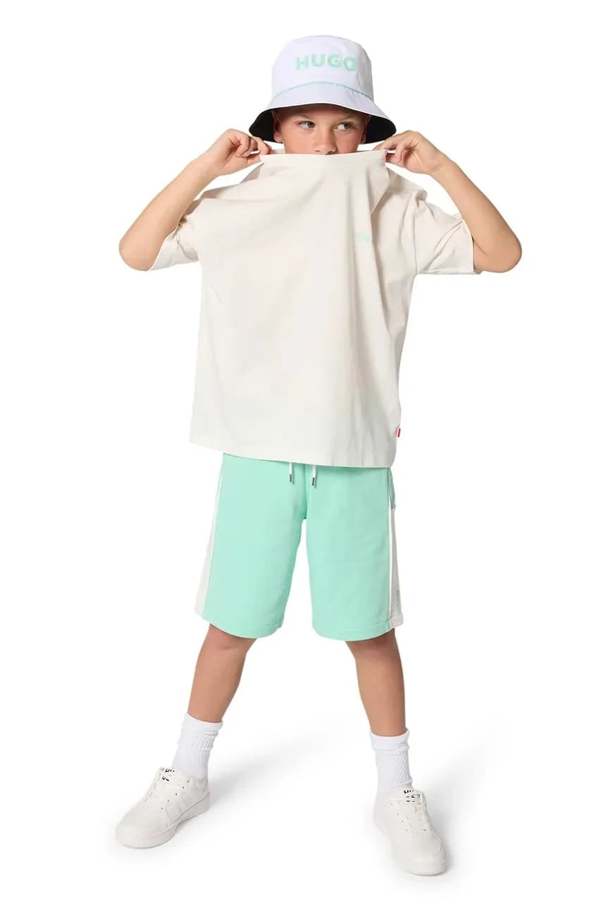 Детская двусторонняя шапка из хлопка. - фото 6