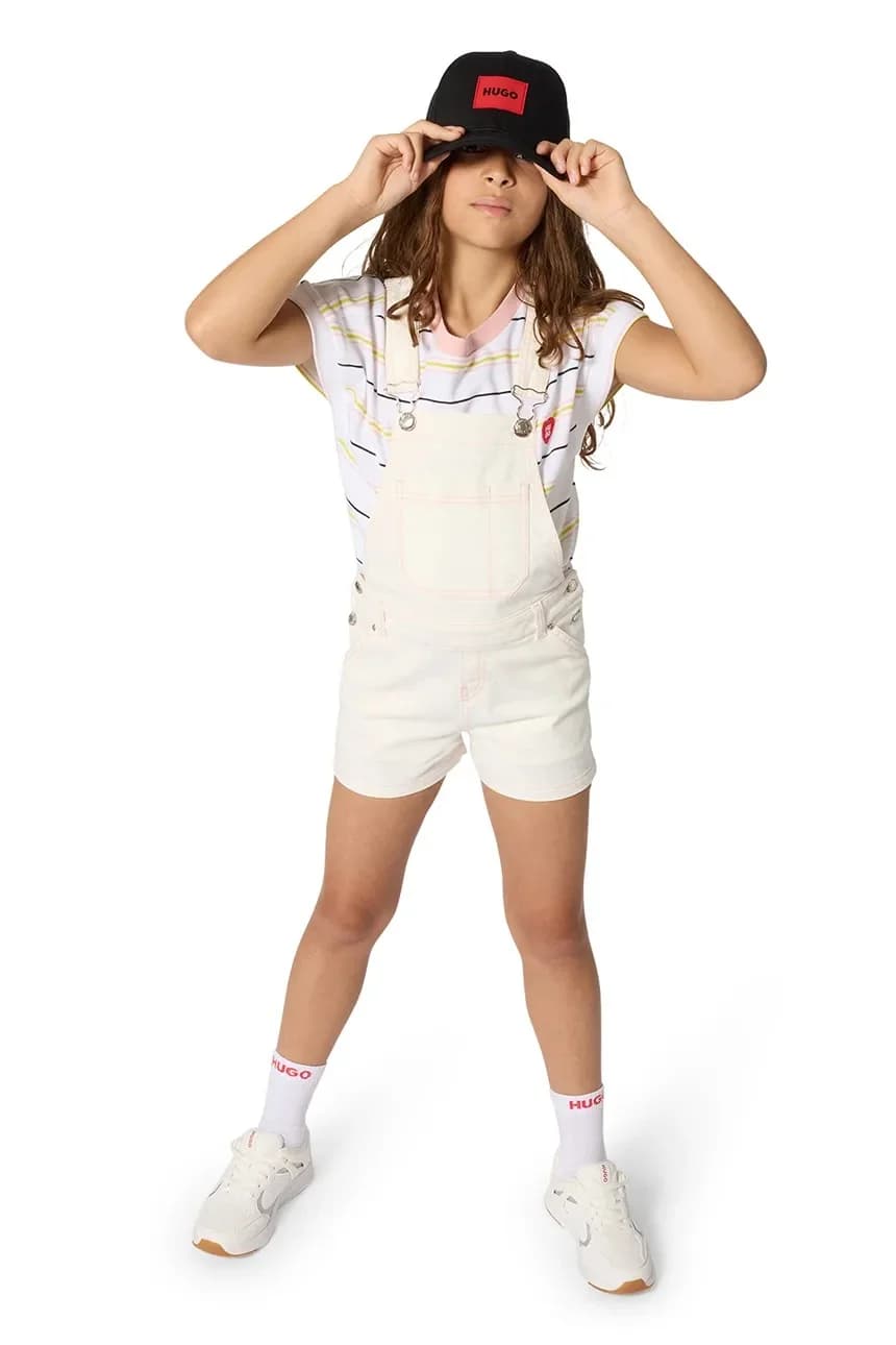 Детская двусторонняя шапка из хлопка. - фото 9