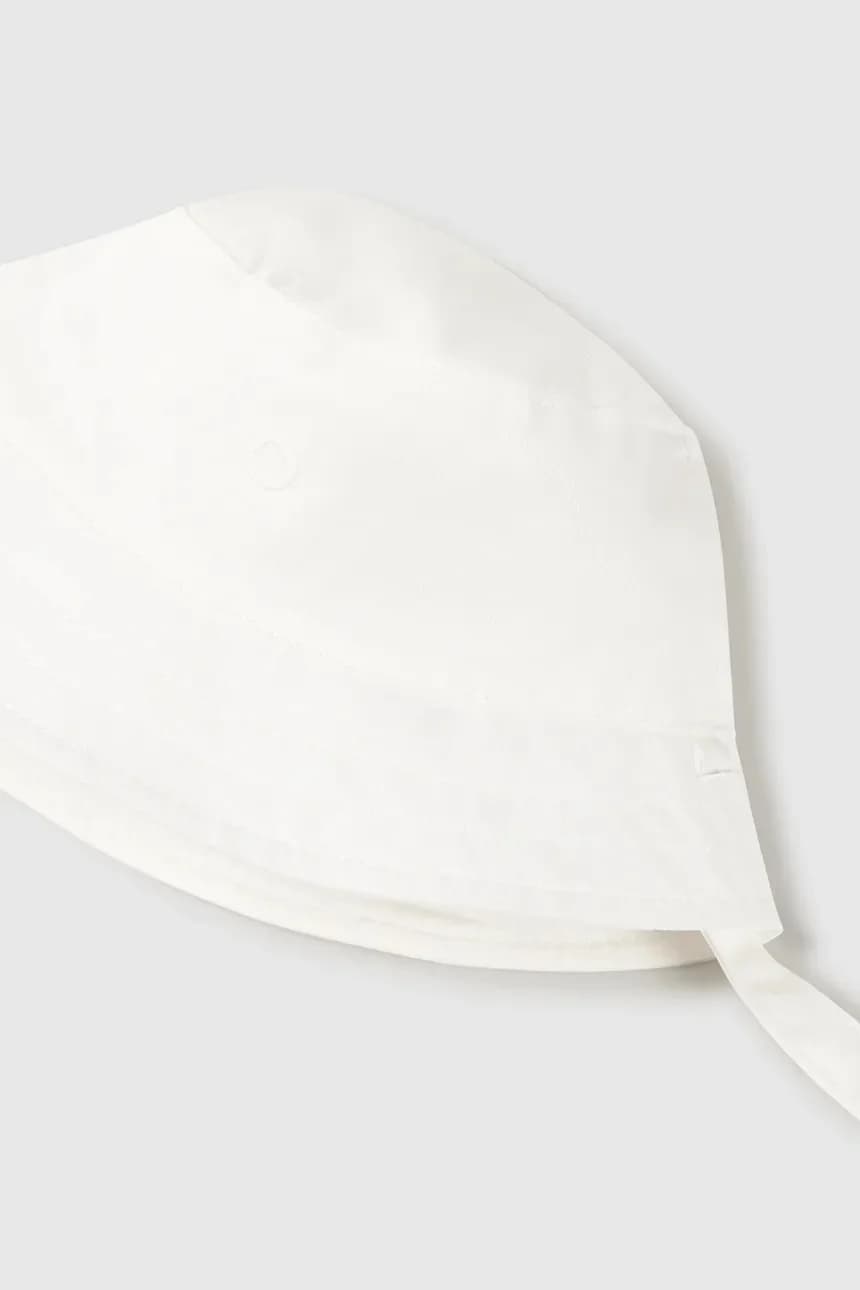 Детская двусторонняя шапка из хлопка. - фото 3