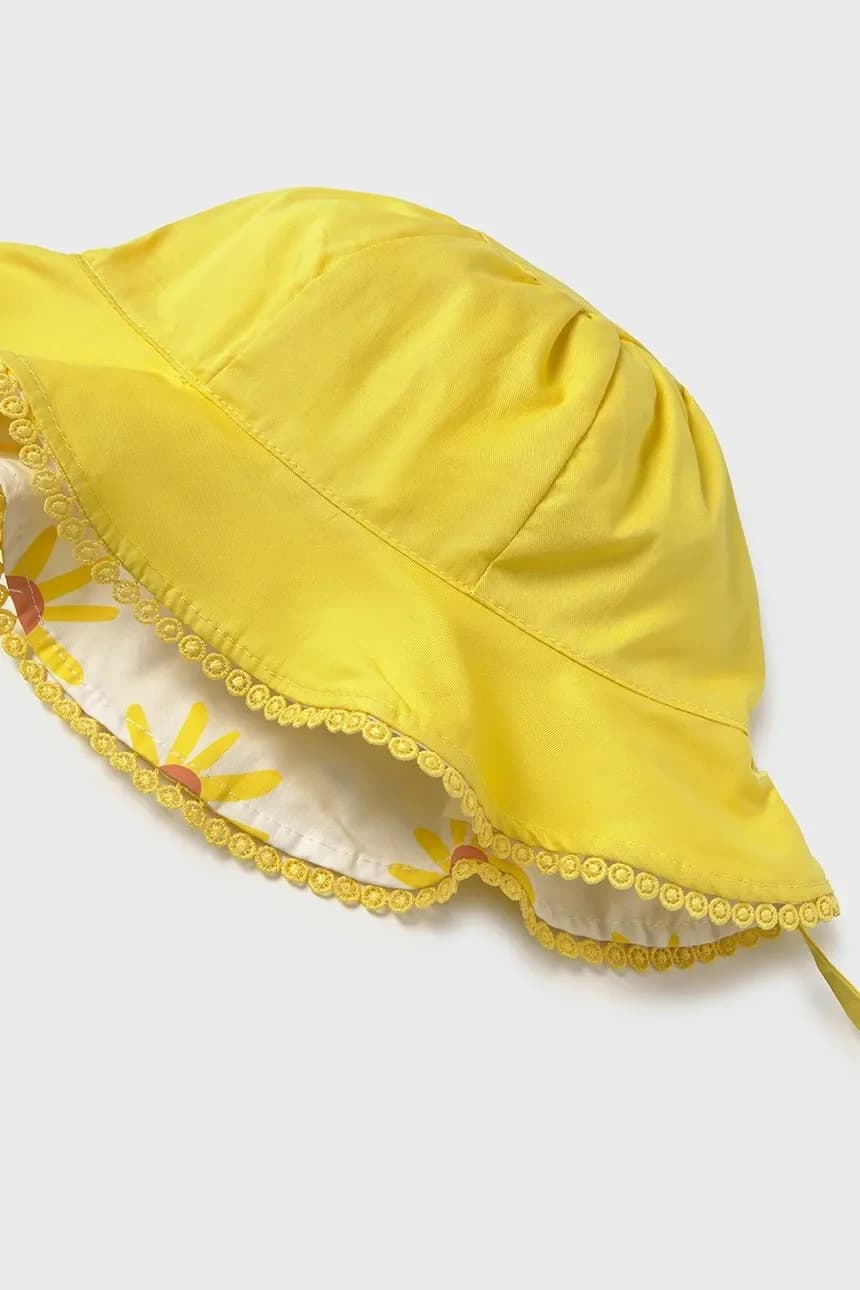 Детская двусторонняя шапка из хлопка. - фото 3