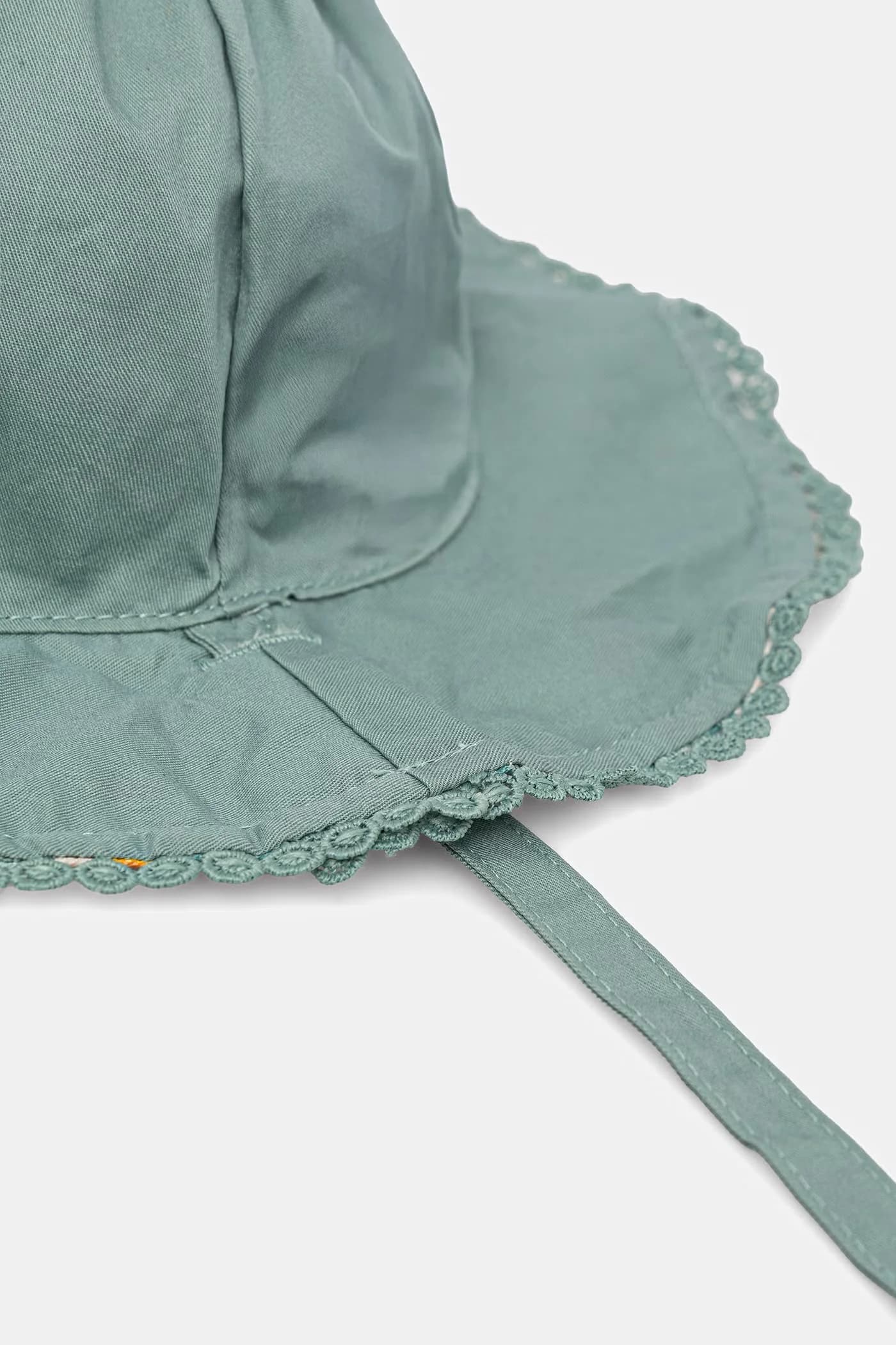 Детская двусторонняя шапка из хлопка. - фото 4