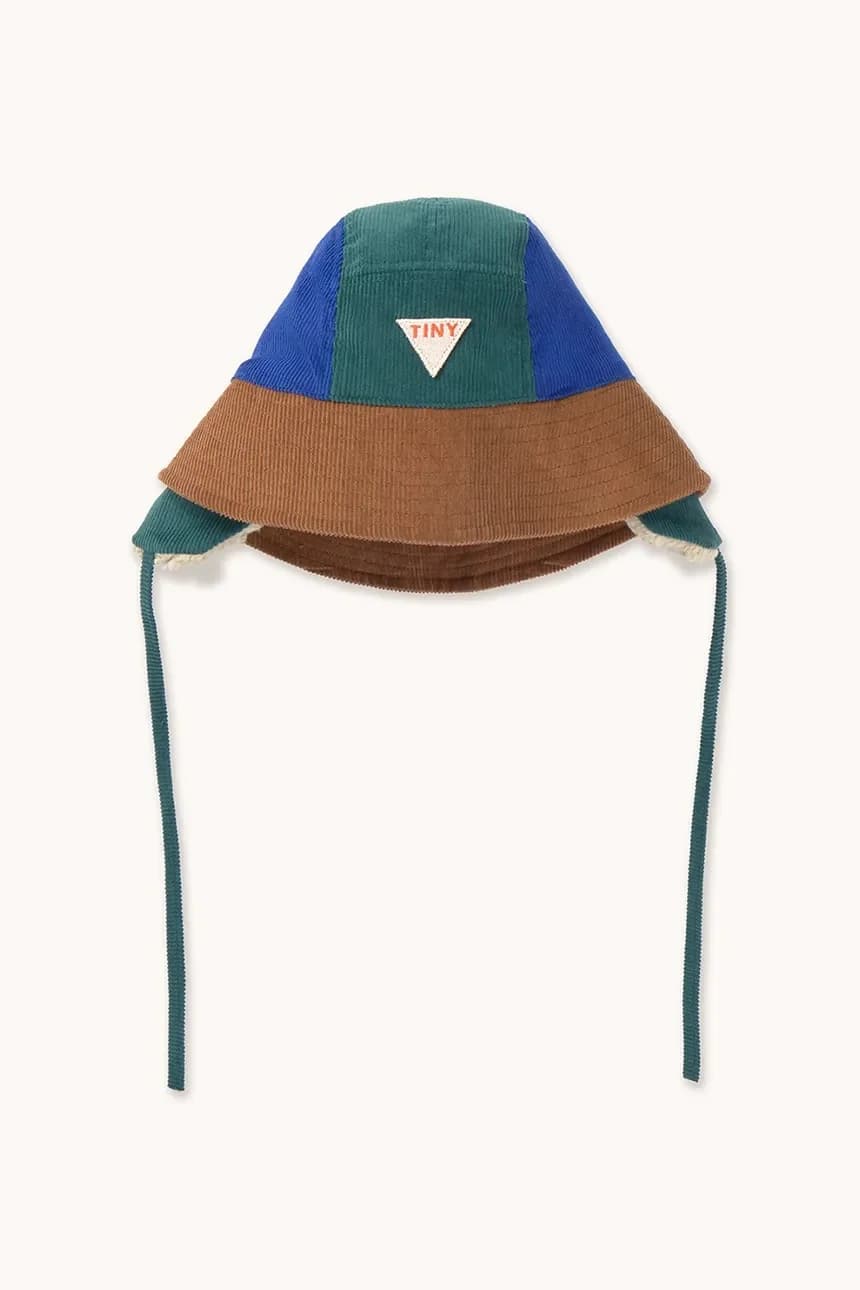 Детская хлопковая шапка COLOR BLOCK BUCKET HAT - фото 2
