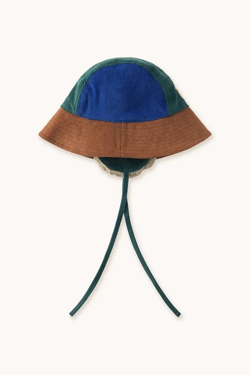 Детская хлопковая шапка COLOR BLOCK BUCKET HAT - фото 3