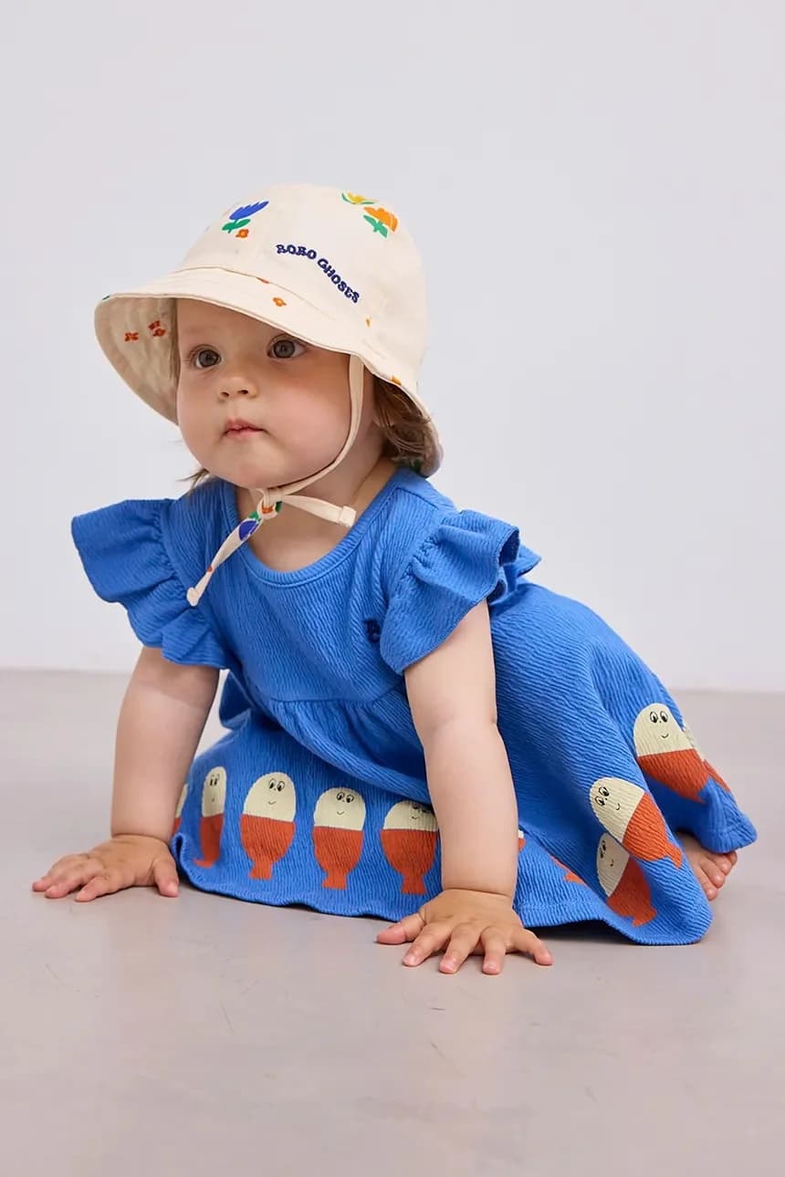 Детская хлопковая шапка Garden Party - фото 4