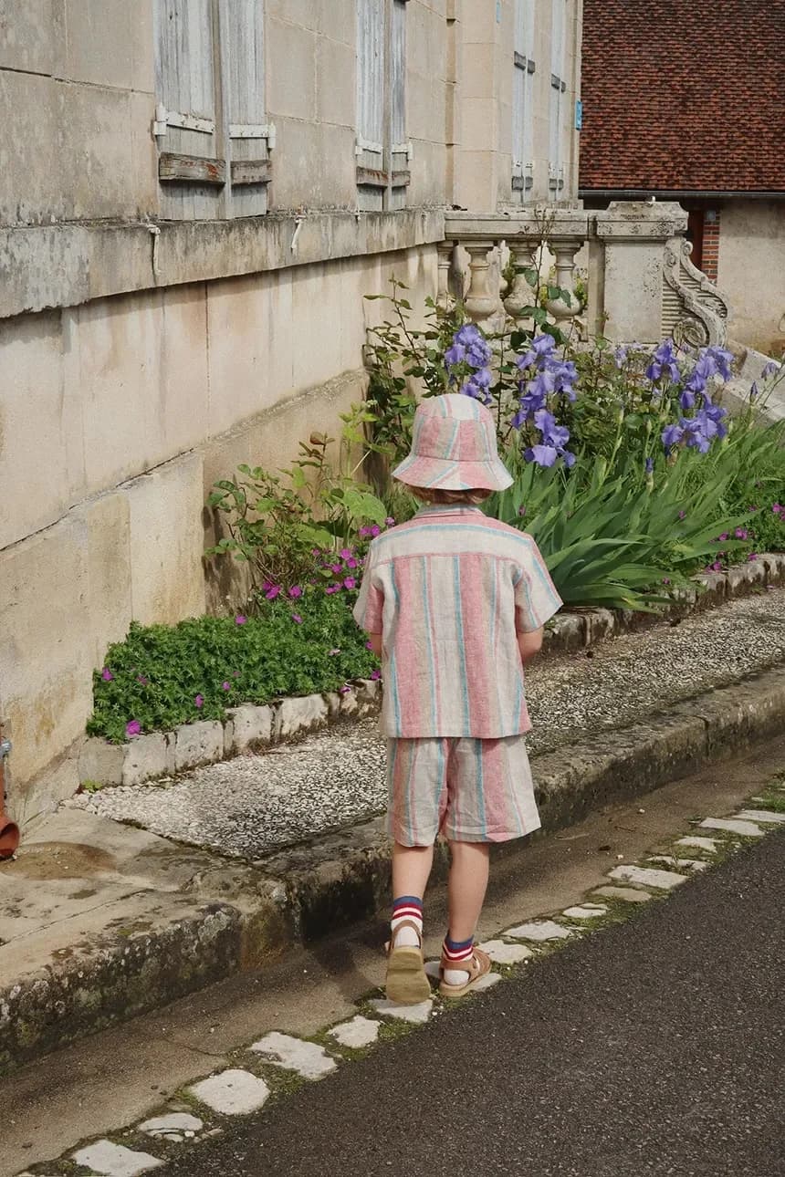 Детская льняная шапка VENICE BUCKET HAT - фото 5