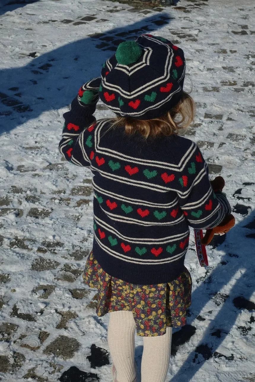 Детский берет с добавлением шерсти BELOU KNIT BERET - фото 6