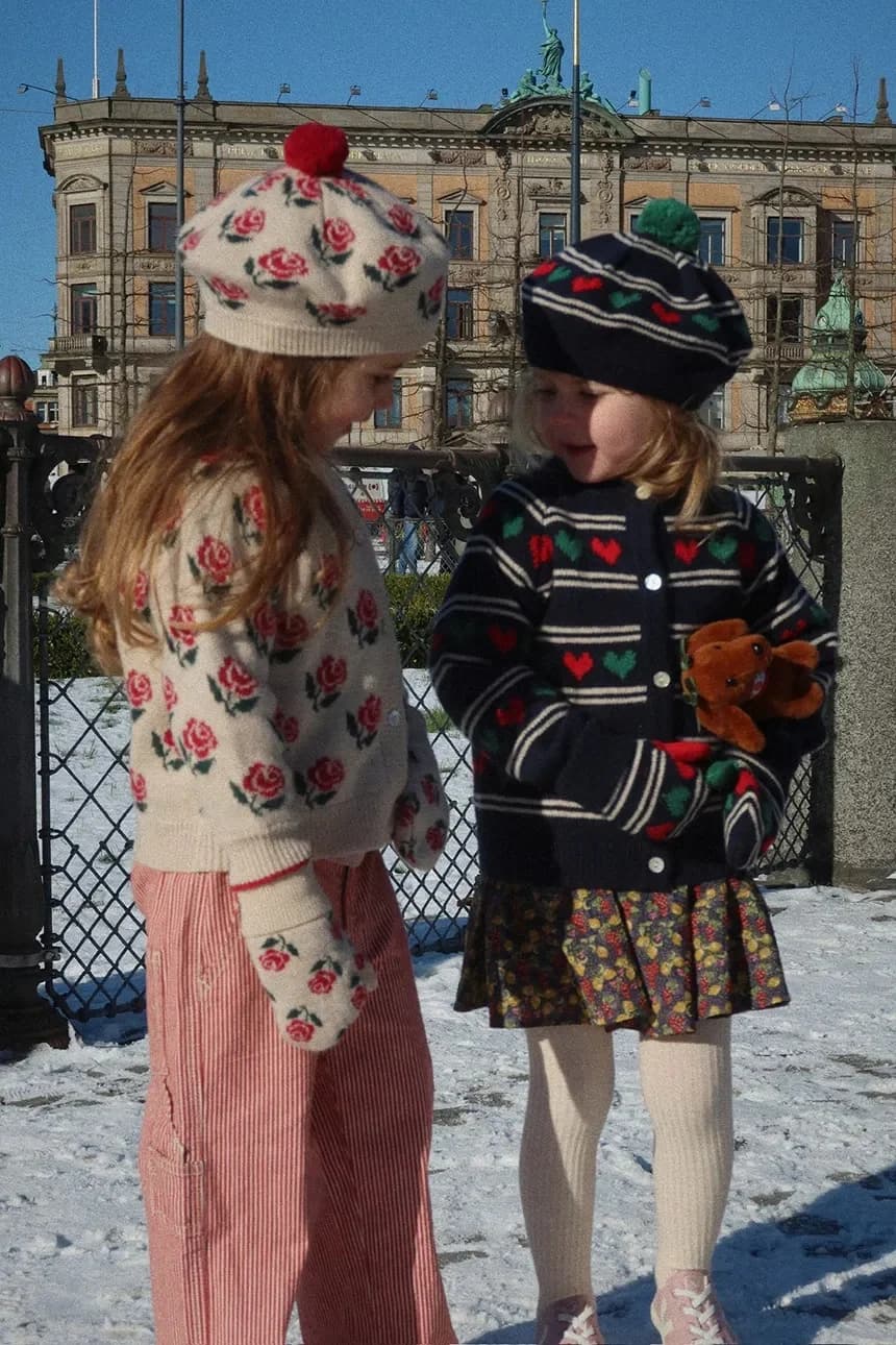 Детский берет с добавлением шерсти BELOU KNIT BERET - фото 8