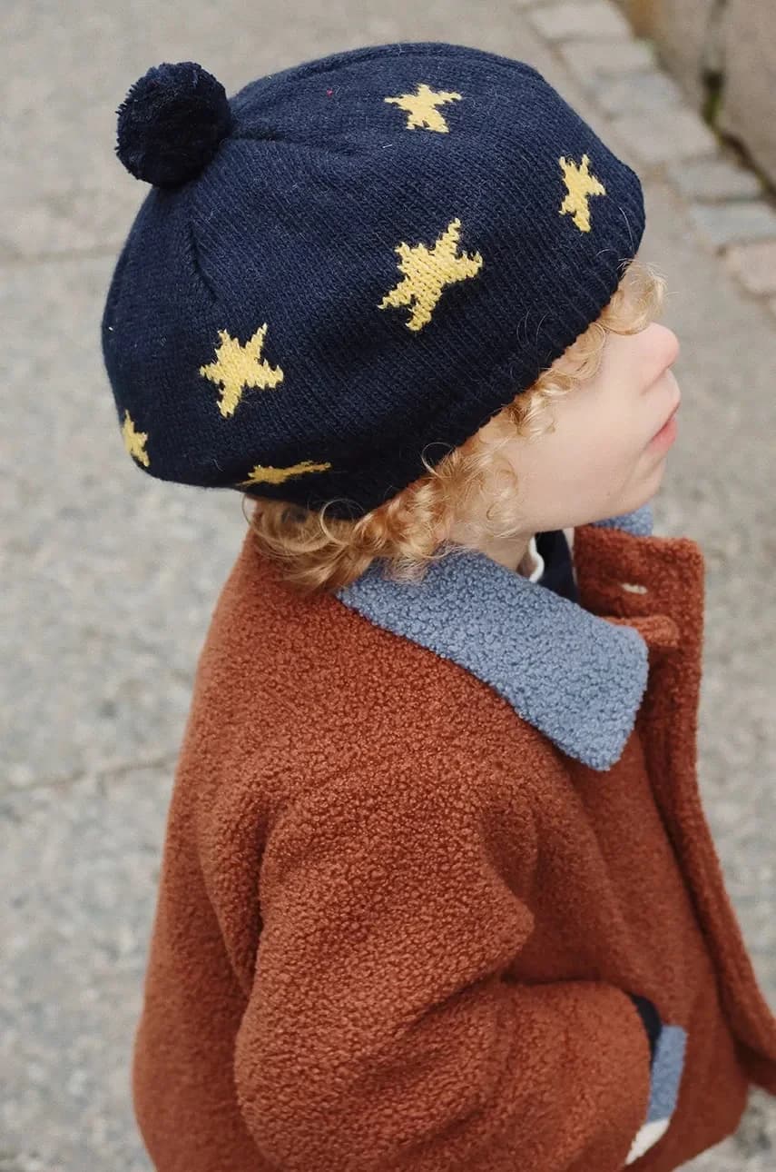 Детский полушерстяной берет BELOU KNIT BERET - фото 5