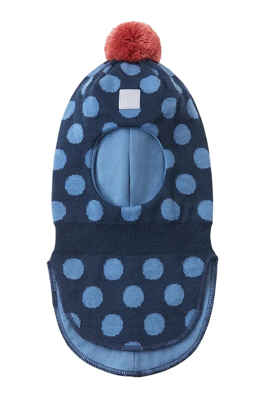 Детская подшлемник из смесовой шерсти Polkka. - фото 5