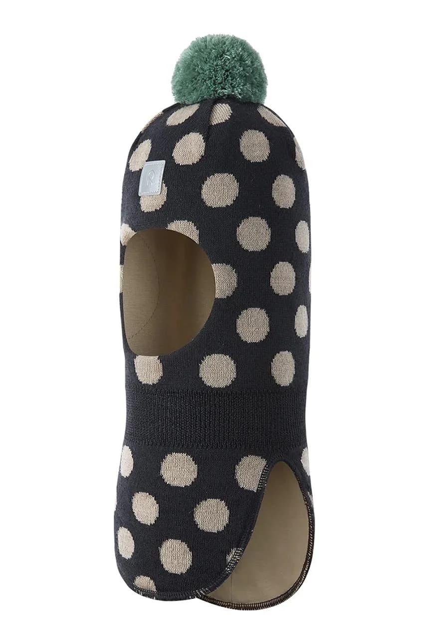 Детская подшлемник из смесовой шерсти Polkka. - фото 2