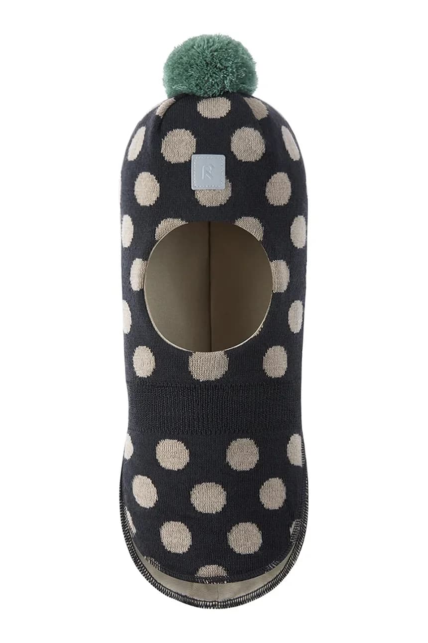 Детская подшлемник из смесовой шерсти Polkka. - фото 3