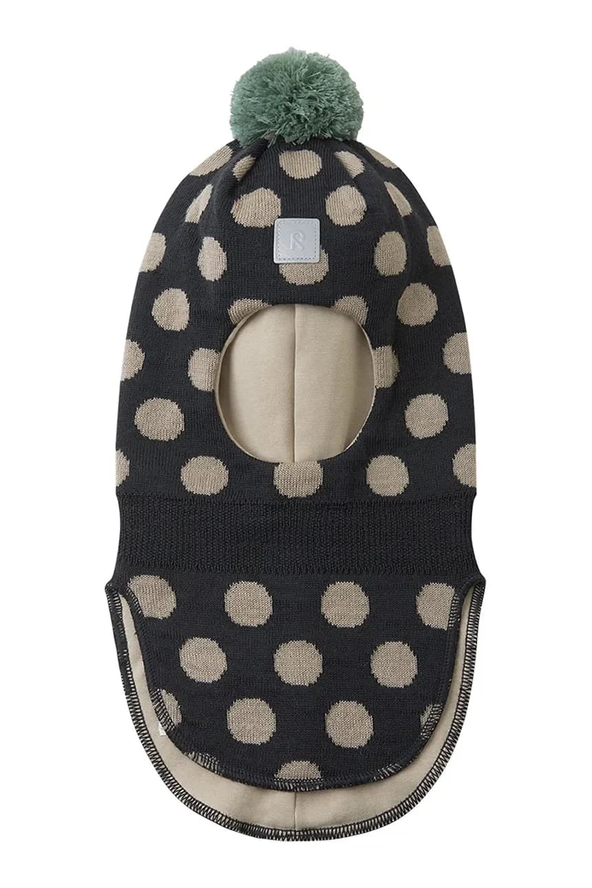 Детская подшлемник из смесовой шерсти Polkka. - фото 5