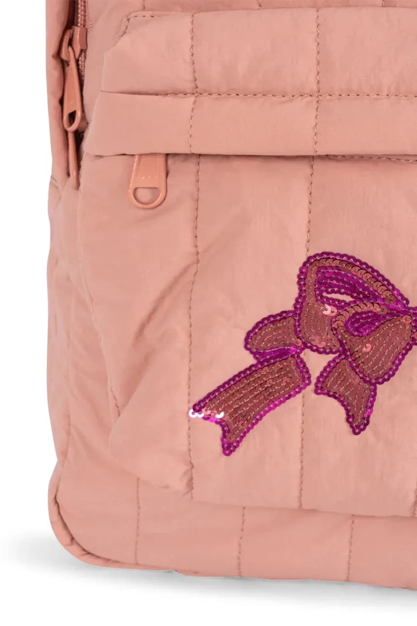 JUNO СТЕГАНЫЙ РЮКЗАК С ПАЙЕТКАМИ Детский рюкзак миди - фото 6