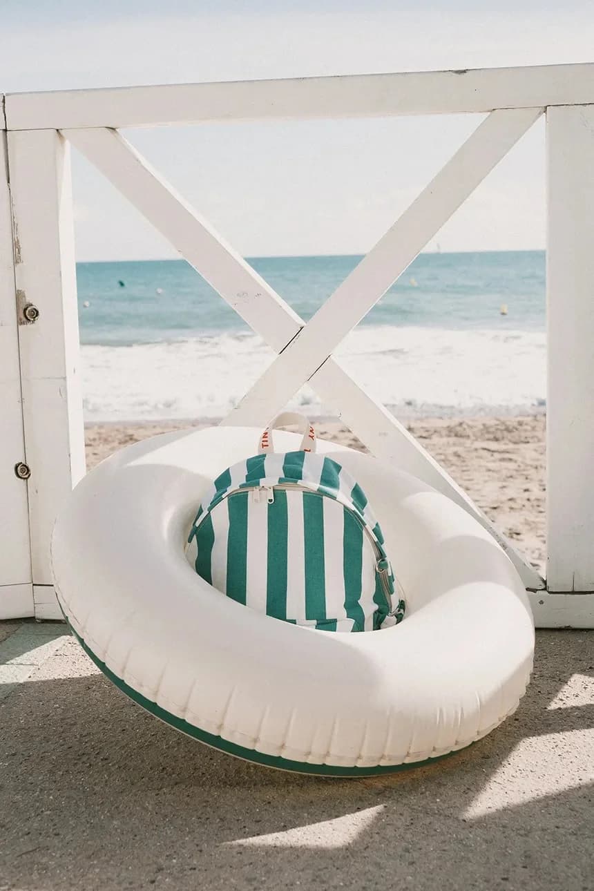 РЮКЗАК ИЗУМРУДНЫЕ ПОЛОСКИ детский рюкзак - фото 5