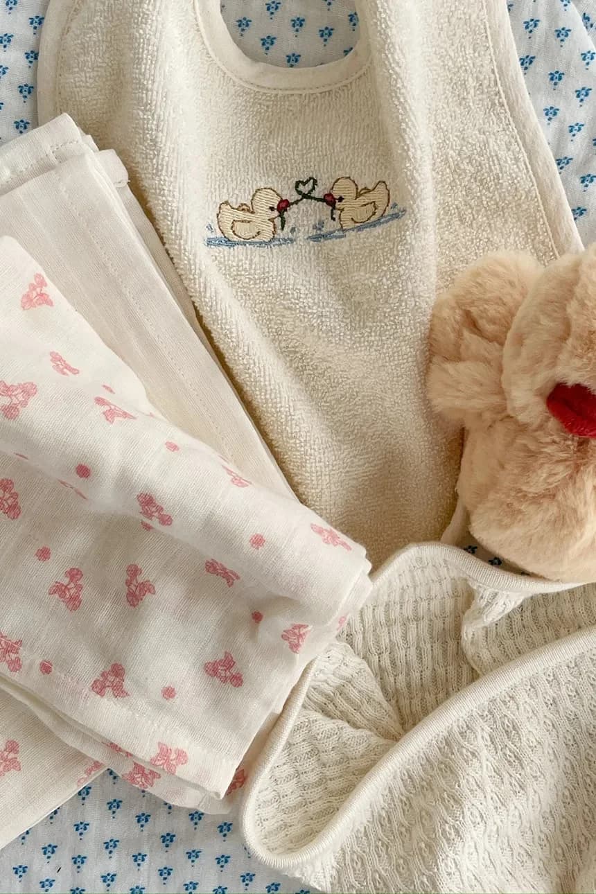 Figo 2 Pack махровых нагрудников GOTS 2 нагрудника для малышей - фото 4