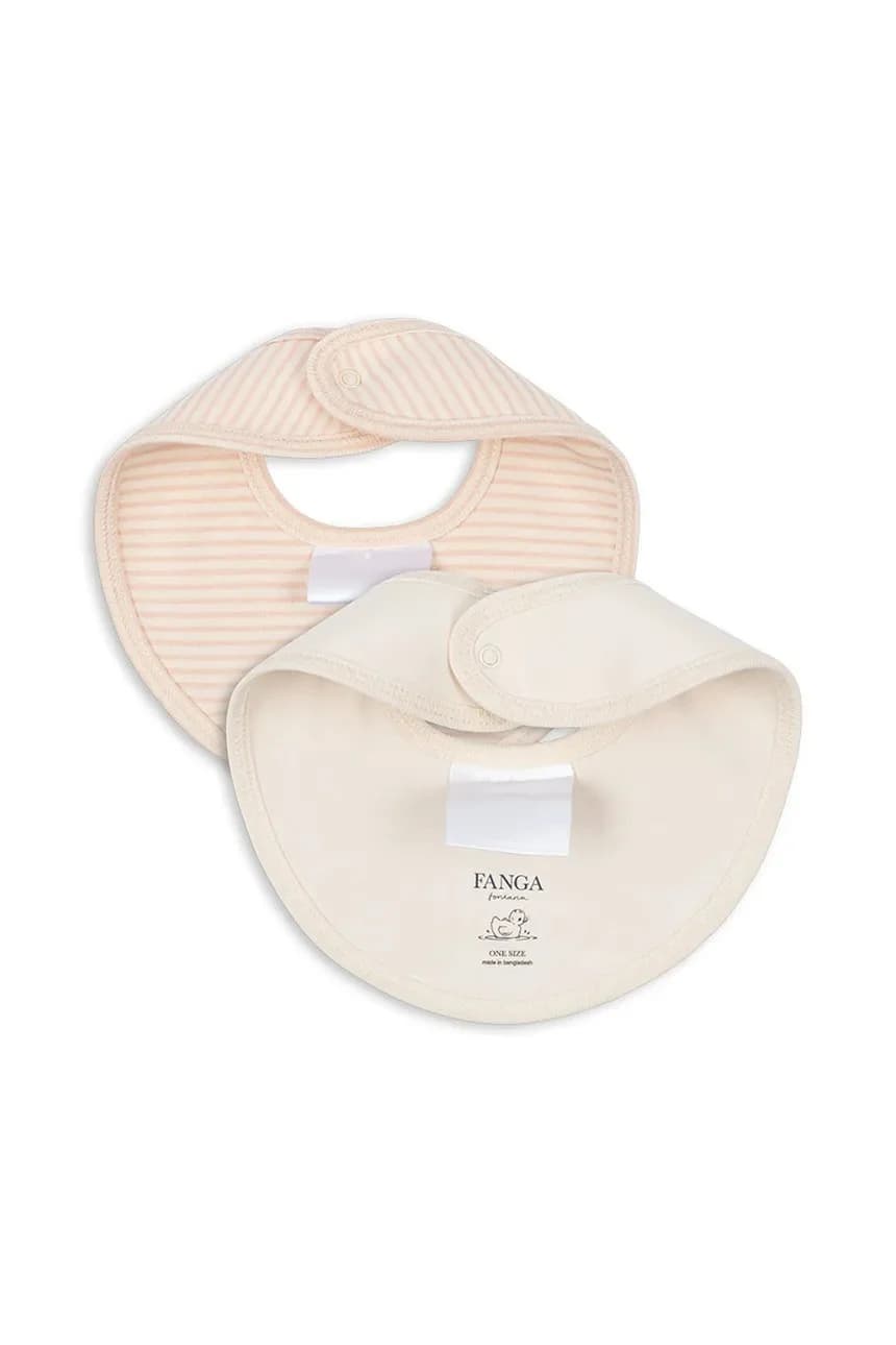 FIO STRIPE 2 PACK BIBS OCS Двухсторонний детский нагрудник, 2 упаковки - фото 2