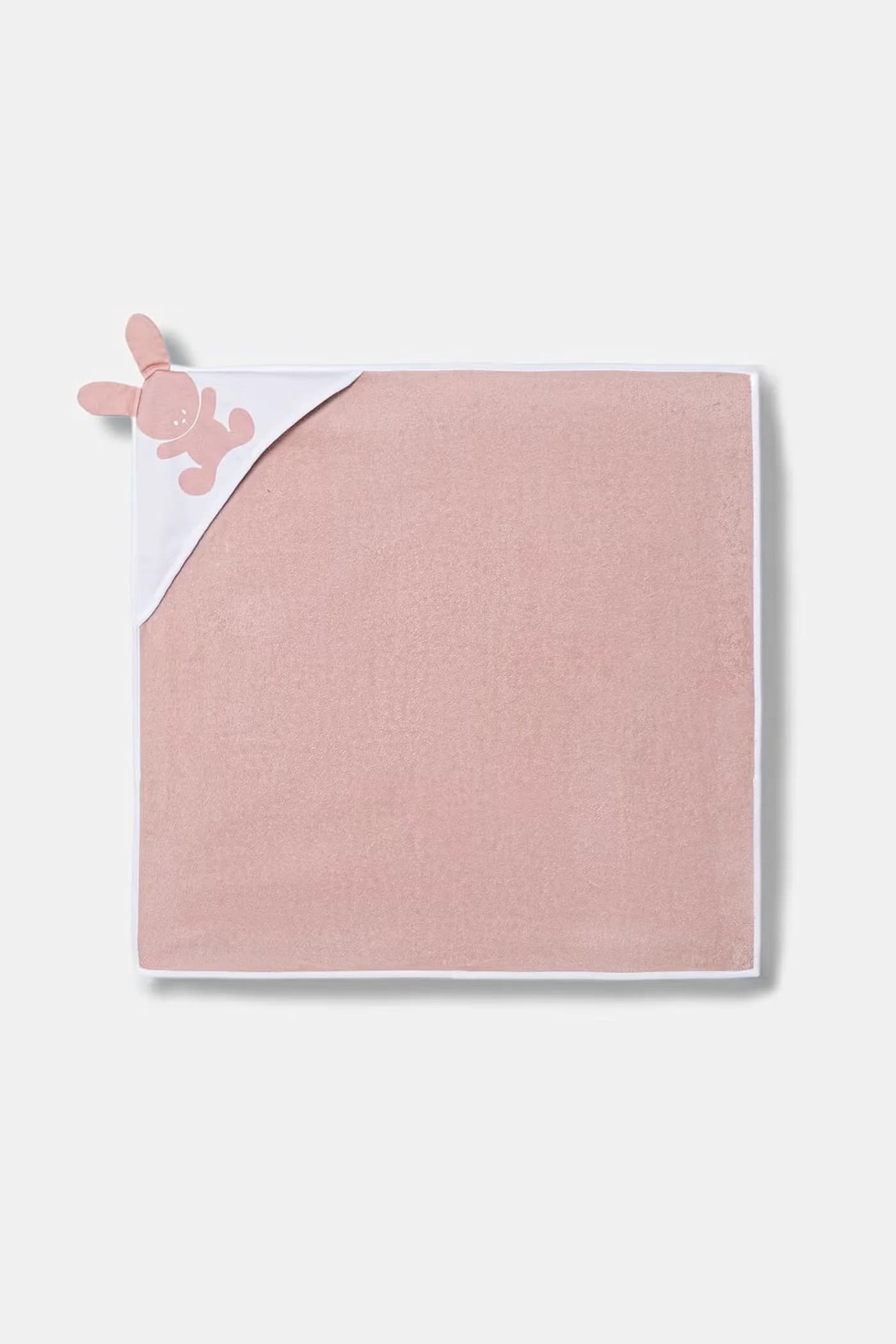 Детское хлопковое полотенце с капюшоном.