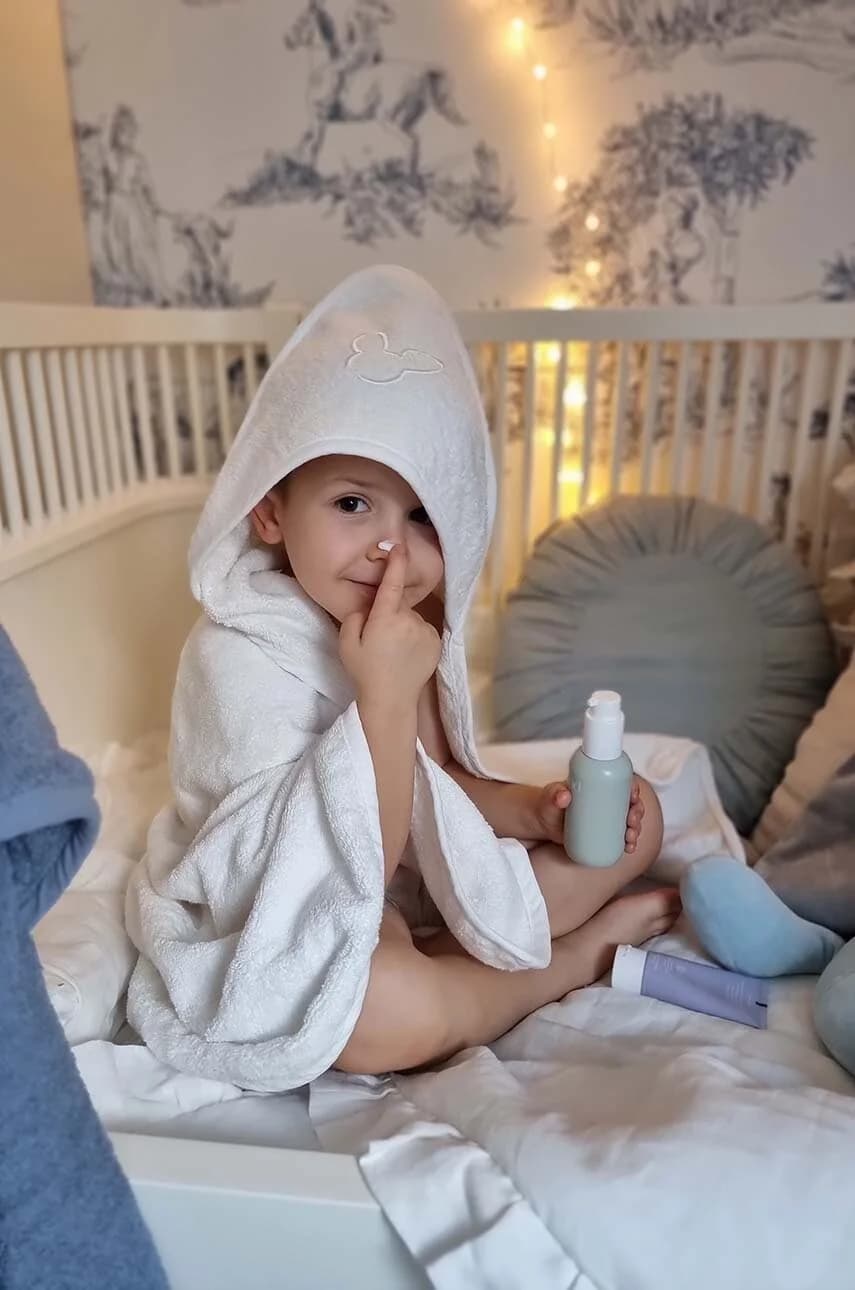 Детское хлопковое полотенце 95х95 см.